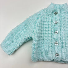 Load image into Gallery viewer, Unisex handmade, knitted cardigan, EUC, size 00000-0000,