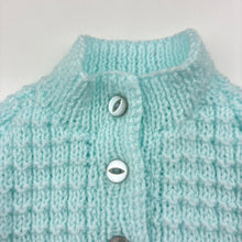 Load image into Gallery viewer, Unisex handmade, knitted cardigan, EUC, size 00000-0000,