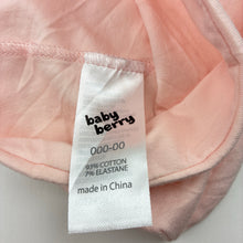 Load image into Gallery viewer, Girls Baby Berry, lightweight stretchy hat / beanie, EUC, size 000-00,