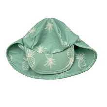 Load image into Gallery viewer, Unisex Baby Berry, legionnaires swim hat, pineapples, GUC, size 0-1,