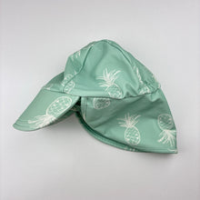 Load image into Gallery viewer, Unisex Baby Berry, legionnaires swim hat, pineapples, GUC, size 0-1,