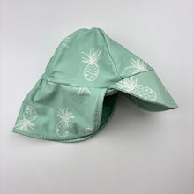 Load image into Gallery viewer, Unisex Baby Berry, legionnaires swim hat, pineapples, GUC, size 0-1,