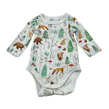 Load image into Gallery viewer, Unisex Bebe by Minihaha, soft cotton bodysuit / romper, EUC, size 0000,