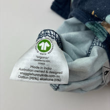 Load image into Gallery viewer, Unisex Snuggle Hunny, organic cotton blend coverall / romper, wash fade, FUC, size 0000,