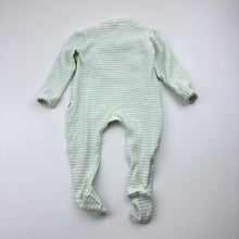 Load image into Gallery viewer, Unisex Bonds, ribbed stretchy zip coverall / romper, EUC, size 0000,