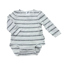 Load image into Gallery viewer, Unisex Bonds, ribbed long sleeve bodysuit / romper, EUC, size 0000,