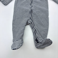 Load image into Gallery viewer, Unisex Target, stretchy organic cotton blend zip coverall / romper, EUC, size 0000,