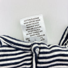 Load image into Gallery viewer, Unisex Target, stretchy organic cotton blend zip coverall / romper, EUC, size 0000,
