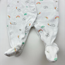Load image into Gallery viewer, Unisex Next, cotton coverall / romper, elephants, EUC, size 0000,