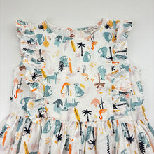 Load image into Gallery viewer, Girls Fox &amp; Finch, lined lightweight cotton dress, EUC, size 4, L: 54cm