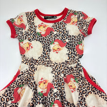 Load image into Gallery viewer, Girls Rock Your Kid, stretchy waisted Christmas Santa dress, GUC, size 4, L: 55cm
