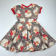 Load image into Gallery viewer, Girls Rock Your Kid, stretchy waisted Christmas Santa dress, GUC, size 4, L: 55cm