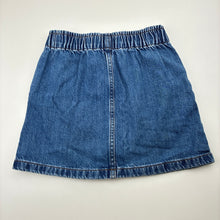 Load image into Gallery viewer, Girls Target, blue denim skirt, elasticated, EUC, size 8,