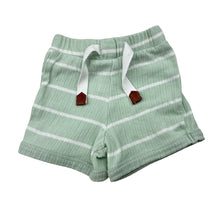 Load image into Gallery viewer, Unisex Baby Baby, ribbed stretchy shorts, elasticated, GUC, size 0000,