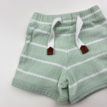 Load image into Gallery viewer, Unisex Baby Baby, ribbed stretchy shorts, elasticated, GUC, size 0000,