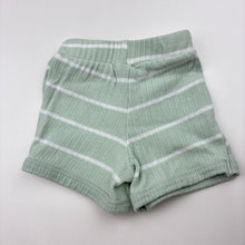 Load image into Gallery viewer, Unisex Baby Baby, ribbed stretchy shorts, elasticated, GUC, size 0000,