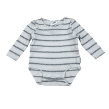 Load image into Gallery viewer, Unisex Bonds, ribbed long sleeve bodysuit / romper, GUC, size 0000,