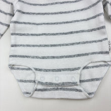 Load image into Gallery viewer, Unisex Bonds, ribbed long sleeve bodysuit / romper, GUC, size 0000,
