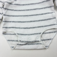 Load image into Gallery viewer, Unisex Bonds, ribbed long sleeve bodysuit / romper, FUC, size 0000,