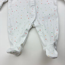Load image into Gallery viewer, Unisex Next, cotton coverall / romper, stars, EUC, size 0000,