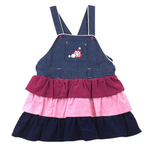 Load image into Gallery viewer, Jack &amp; Milly denim &amp; corduroy overalls / pinafore dress, size 0, Pre-loved