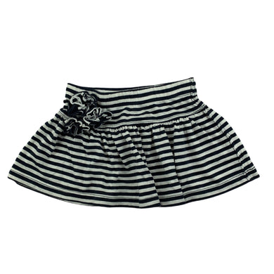 Cotton On Baby soft feel striped skirt, elasticated, size 00, Pre-loved