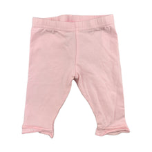 Load image into Gallery viewer, Baby Baby pink soft stretchy leggings / bottoms, size 000, Pre-loved