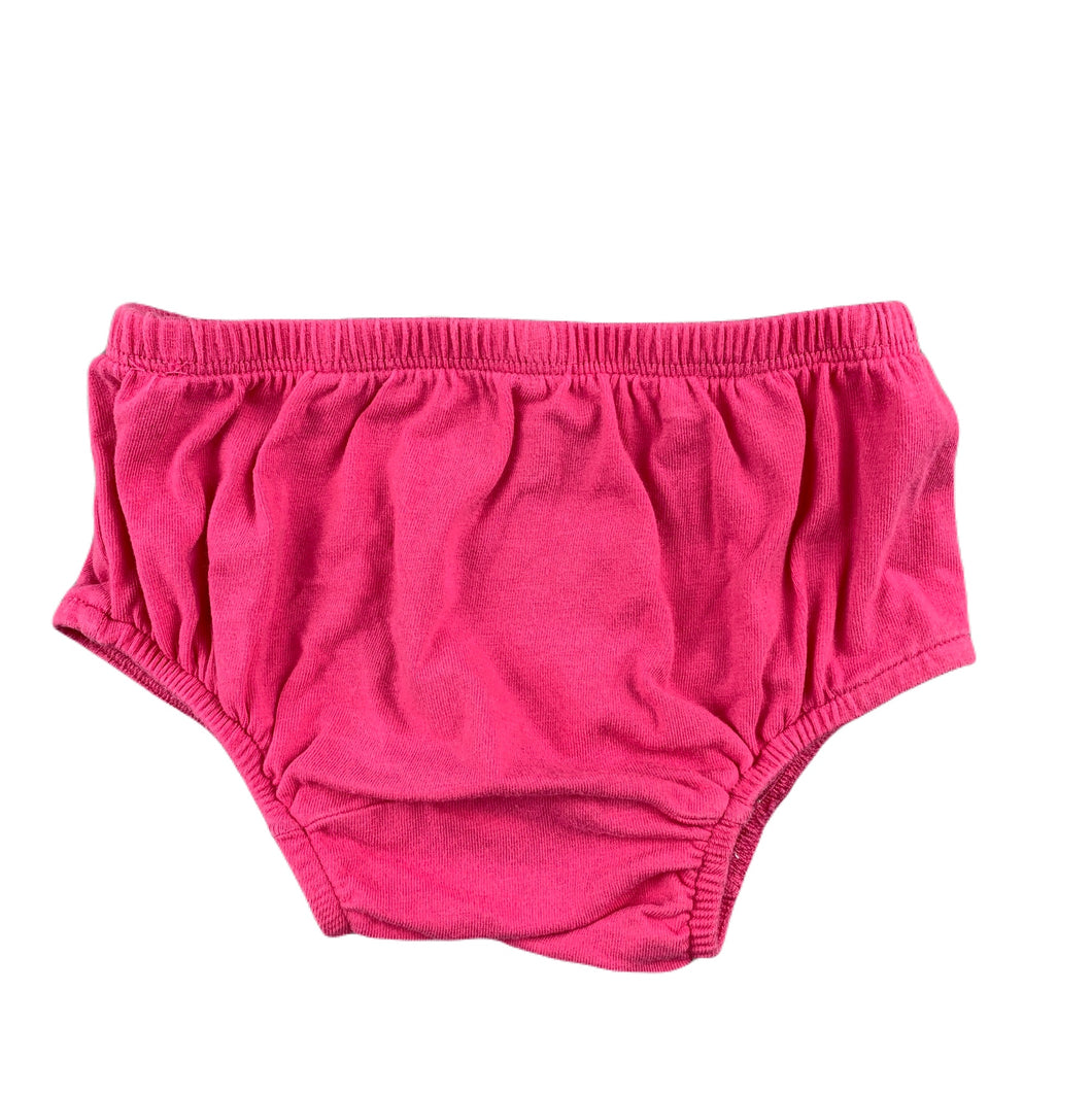 Guess pink soft feel nappy cover / bloomers, size 000, Pre-loved