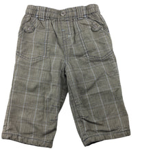 Load image into Gallery viewer, Next cotton lined check pants, elasticated waist, size 6-9 months, Pre-loved