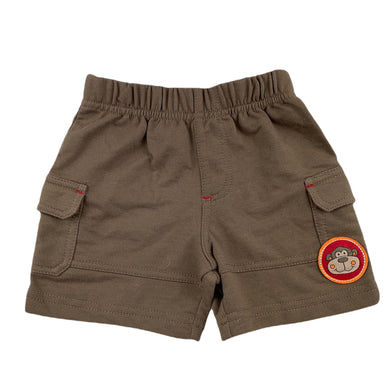 Dymples soft feel cargo shorts, elasticated, size 000, Pre-loved