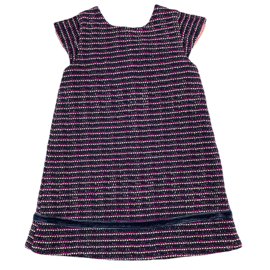 Origami lined woven party dress , size 1, Pre-loved