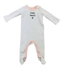 Load image into Gallery viewer, Target soft cotton coverall / romper, heart, size 000, Pre-loved