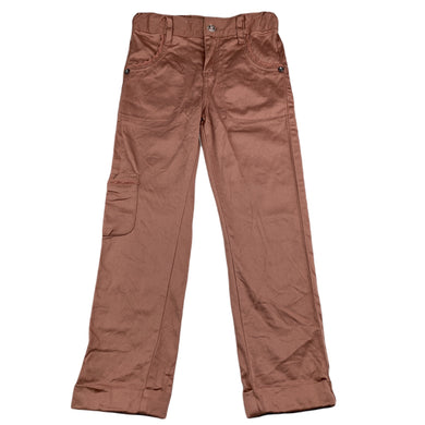 Stix n Stones pink stretch cotton pants, adjustable, Inside leg: 50cm, size 6, Pre-loved