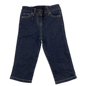 Dymples dark stretch denim jeans / pants, elasticated, size 1, Pre-loved