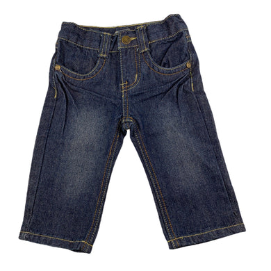 Pumpkin Patch dark denim jeans, adjustable, Inside leg: 22cm, size 0, Pre-loved