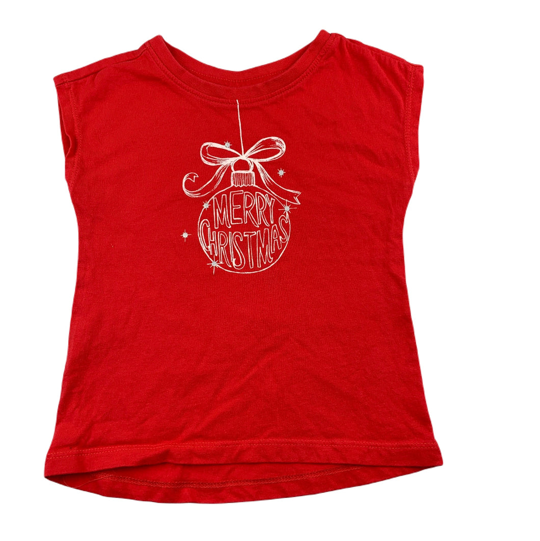 Target red cotton Christmas t-shirt / top, size 1, Pre-loved