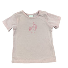 Load image into Gallery viewer, Target pink t-shirt / top, unicorn, size 00, Pre-loved