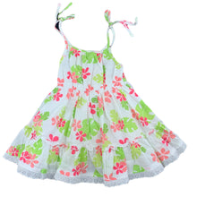 Load image into Gallery viewer, Esprit lined floral cotton summer party dress, size 3 months, Pre-loved