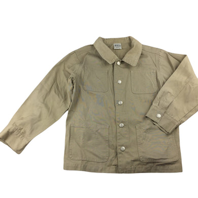 Kids World lightweight cotton jacket, popper fastening, size 7, Pre-loved