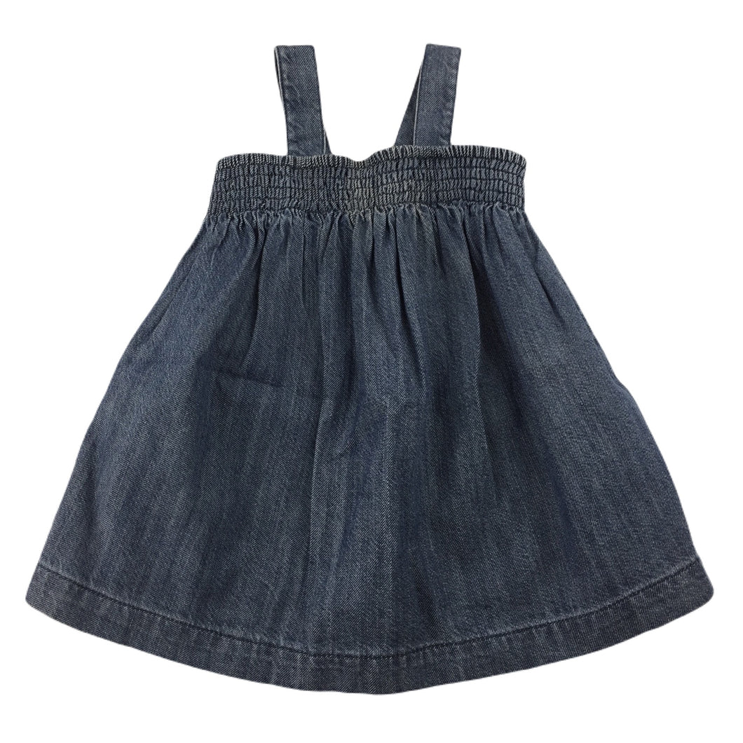 Fred Bare sleeveless denim dress, size 00, Pre-loved