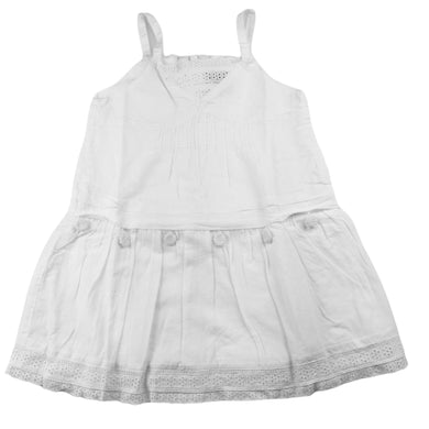 Gumboots lined cotton sleeveless dress, size 12 months, Pre-loved