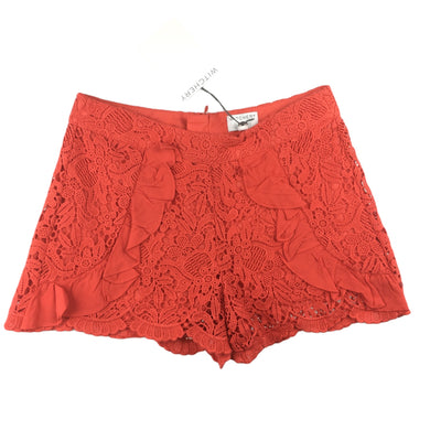 witchery scarlet lace frill shorts, adjustable waist, size 8, BNWT