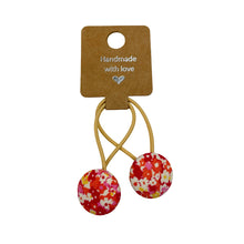 Load image into Gallery viewer, Red Orange &amp; Pink Hair Ties