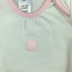 Girls Target, white soft cotton bodysuit / romper, koala, GUC, size 0000