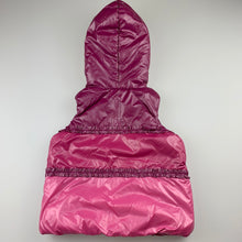 Load image into Gallery viewer, Girls Nickelodeon, Dora fleece lined hooded vest / jacket, EUC, size 2