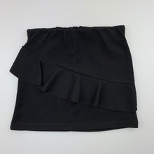 Load image into Gallery viewer, Girls Mango, black ribbed skirt, elasticated, EUC, size 4