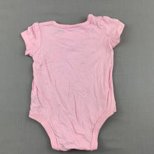Load image into Gallery viewer, Girls Tiny Little Wonders, pink cotton bodysuit / romper, bee, EUC, size 00