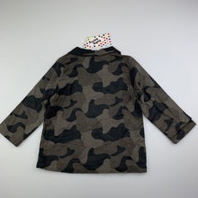 Load image into Gallery viewer, Boys Baby Berry, brushed cotton khaki camo print pyjama top, NEW, size 2