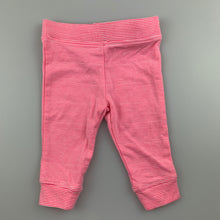 Load image into Gallery viewer, Girls Target, pink &amp; white stripe leggings / bottoms, EUC, size 000