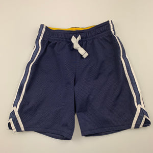Girls Carter's, navy basketball style shorts, elasticated, GUC, size 4